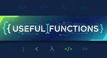 Useful Functions Horizontal Banner Logo
